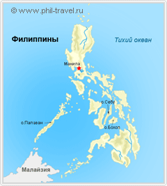 карта филиппин